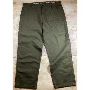 Smiths Workwear Men's Olive Green Cargo Pants Size 40x30 Stretch Work Pants